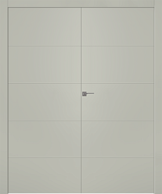 Межкомнатная дверь Arvika Эмаль шёлк Двойная - фото