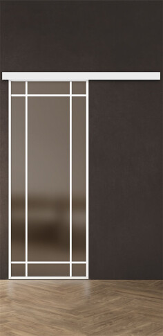 Межкомнатная дверь Спейс Ап 8 White - фото