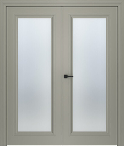 Межкомнатная дверь Левел 1 Эмаль шёлк Двойная - фото Межкомнатная дверь Левел 1 Эмаль шёлк Двойная - фото