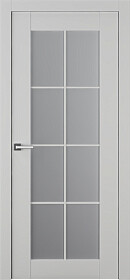 Межкомнатная дверь Френч 8 Эмаль пепельный - фото