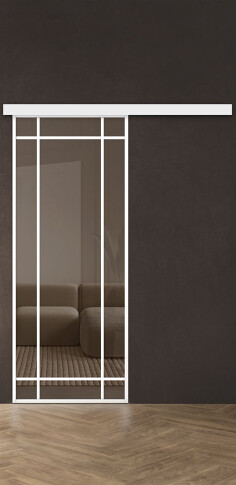 Межкомнатная дверь Спейс Ап 8 White - фото