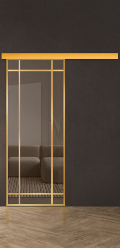 Межкомнатная дверь Спейс Ап 8 Gold - фото