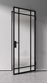 Межкомнатная дверь Спейс Апр 8 Black - фото