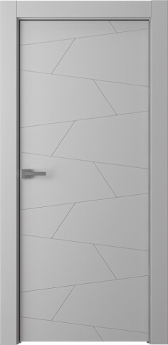 Межкомнатная дверь Svea Эмаль пепельный - фото