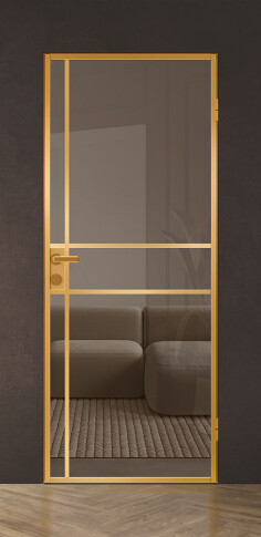 Межкомнатная дверь Спейс Апр 6 Gold - фото