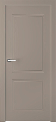 Межкомнатная дверь Кремона 2 Эмаль мокко - фото