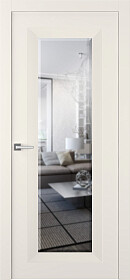 Межкомнатная дверь Либра 1 Эмаль жемчуг - фото