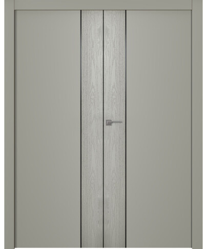 Межкомнатная дверь Вега 1 Молдинг Золото Эмаль шёлк Двойная - фото Межкомнатная дверь Вега 1 Молдинг Золото Эмаль шёлк Двойная - фото