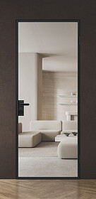 Межкомнатная дверь Спейс Апр 1 Black - фото Межкомнатная дверь Спейс Апр 1 Black - фото