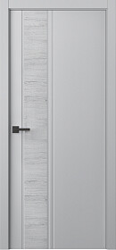 Межкомнатная дверь Твинвуд 1 Эмаль пепельный - фото