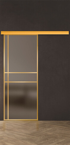 Межкомнатная дверь Спейс Ап 6 Gold - фото