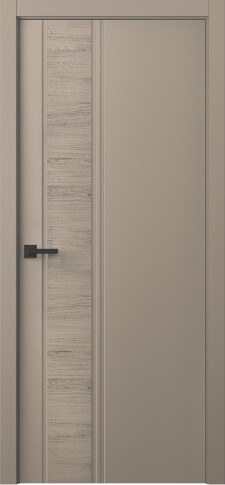 Межкомнатная дверь Твинвуд 1 Эмаль мокко - фото