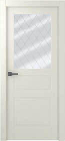 Межкомнатная дверь Инари Эмаль жемчуг - фото