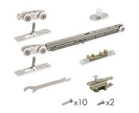 Комплект для раздвижных дверей Comfort - PRO SET 3 /soft close+roller/ 80 (CFA170B) фото