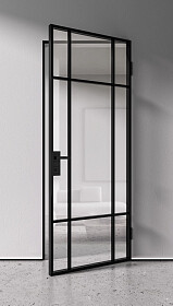 Межкомнатная дверь Спейс Апр 7 Black - фото