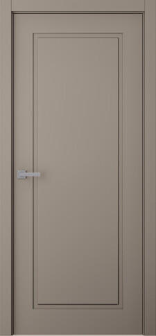 Межкомнатная дверь Стелла 1 Эмаль мокко - фото