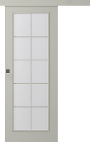 Межкомнатная дверь Ламира 1 Эмаль шёлк Купе - фото