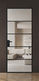 Межкомнатная дверь Спейс Апр 4 Black - фото