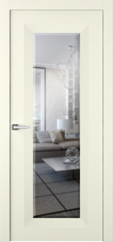 Межкомнатная дверь Либра 1 Эмаль шампань - фото