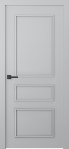 Межкомнатная дверь Ламира 3 Эмаль пепельный - фото