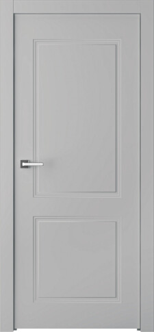 Межкомнатная дверь Кремона 2 Эмаль пепельный - фото