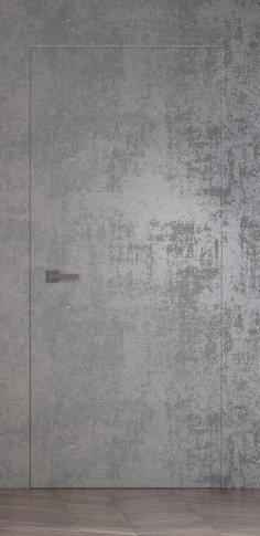 Межкомнатная дверь Скрытая под декоративную штукатурку - фото