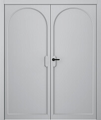 Дв.полотно Пвдгщ "Триумф 1" Эмаль Светло-Серый 2,0-0,9 Распашная двойная