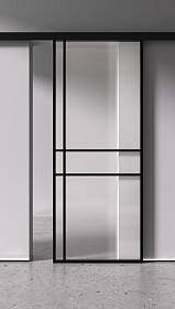 Межкомнатная дверь Спейс Ап 6 Black - фото