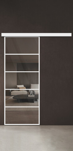 Межкомнатная дверь Спейс Ап 4 White - фото