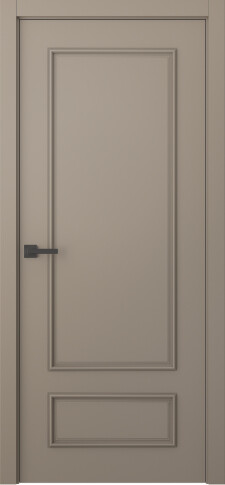 Межкомнатная дверь Ламира 5 Эмаль мокко - фото