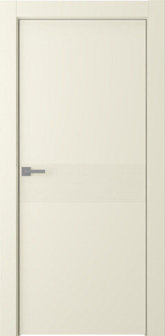 Межкомнатная дверь Ивент 2 Эмаль шампань - фото