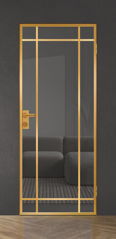 Межкомнатная дверь Спейс Апр 8 Gold - фото