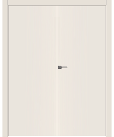 Межкомнатная дверь Avesta Эмаль жемчуг Двойная - фото