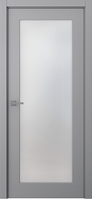 Межкомнатная дверь Стелла 1 Эмаль светло-серый - фото Межкомнатная дверь Стелла 1 Эмаль светло-серый - фото
