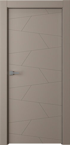 Межкомнатная дверь Svea Эмаль мокко - фото