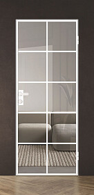 Межкомнатная дверь Спейс Апр 9 White - фото Межкомнатная дверь Спейс Апр 9 White - фото