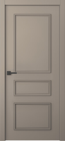 Межкомнатная дверь Ламира 3 Эмаль мокко - фото
