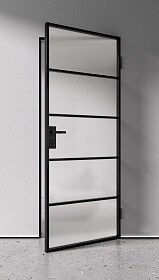 Межкомнатная дверь Спейс Апр 4 Black - фото