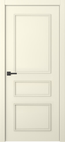 Межкомнатная дверь Ламира 3 Эмаль шампань - фото