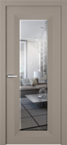 Межкомнатная дверь Либра 1 Эмаль мокко - фото