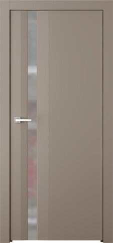 Межкомнатная дверь Слайд Эмаль мокко - фото