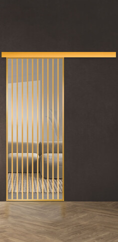 Межкомнатная дверь Спейс Ап 10 Gold - фото