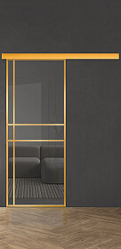 Межкомнатная дверь Спейс Ап 6 Gold - фото