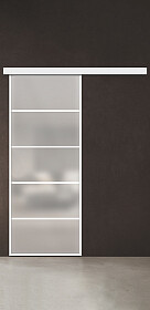 Межкомнатная дверь Спейс Ап 4 White - фото