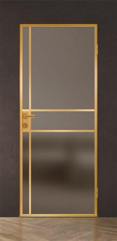 Межкомнатная дверь Спейс Апр 6 Gold - фото
