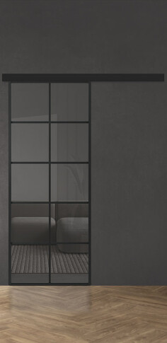 Межкомнатная дверь Спейс Ап 9 Black - фото