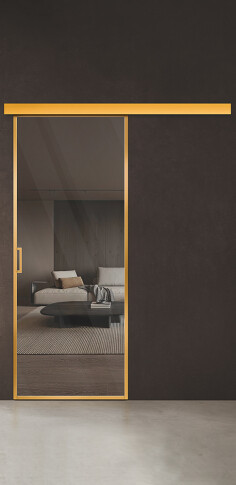 Межкомнатная дверь Спейс Ап 1 Gold - фото