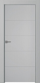 Межкомнатная дверь Arvika Эмаль пепельный - фото
