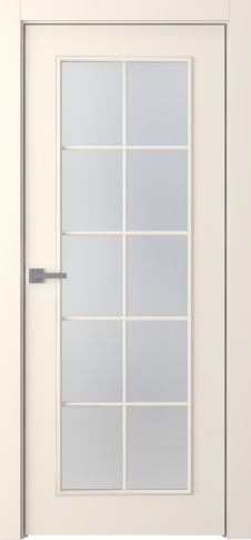Межкомнатная дверь Ламира 1 Эмаль жемчуг - фото