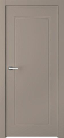 Межкомнатная дверь Кремона 1 Эмаль мокко - фото